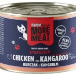BUBAlicious Kot More Meat Sterilised kurczak i kangur puszka 185g